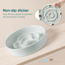 Load image into Gallery viewer, Vancasso Flower Shaped Slow Feeder Dog Bowl 960ml Pet Bowl Ceramic Puzzle Feeder