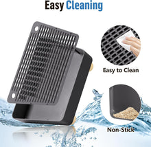 Load image into Gallery viewer, Large Litter Box Ramp, Cat Litter Step Catcher with Wooden Feet, Filter Function, Pedal Stool for Self-Cleaning Cat Litter Box, Ideal for Kitten & Older Cats (Dark Grey)