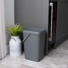 Load image into Gallery viewer, Addis Eco Utility Storage Caddy Ideal Storage Caddy For Kitchen Bathroom 18Ltr DARK GREY