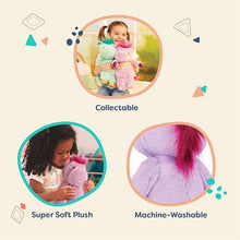 Load image into Gallery viewer, B. toys- B. softies 12" Plush Purple Unicorns -Stuffed Soft Unicorn