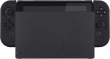 Load image into Gallery viewer, eXtremeRate PlayVital Back Cover for Nintendo Switch Console, Handheld Controller Separable Protector Hard Shell for NS Joycon, Customized Dockable Protective Case for Nintendo Switch - Black