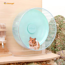 Load image into Gallery viewer, Niteangel Super-Silent Hamster Exercise Wheels: Quiet 10 inch Running Wheel | Can 11.6-15.4" Adjustable Height - No Bend Back Spinner Running for Dwarf Syrian Hamster Gerbils Mice Or Other Small Animal