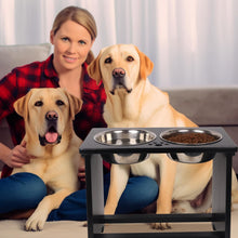 Load image into Gallery viewer, Raised Dog Bowls for Large Dogs Dog Bowls With Stand Non-Spill by Nothing Burger
