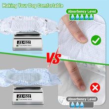 Load image into Gallery viewer, Disposable Male Dog Diapers Super Absorbent 100 Pack Leak Proof Ultra Dry Breath