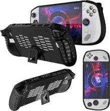 Load image into Gallery viewer, Protective Case for Lenovo Legion Go S Gaming Console, with Stand Function, Soft Flexible TPU Silicone Anti-Scratch Non-Slip Shock-Absorption Rugged Bumper Cover, Blac