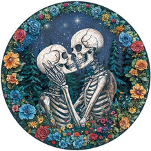 Load image into Gallery viewer, Jigfoxy Puzzles for Adults 272 Pieces – Skull Couple, Challenging Jigsaw