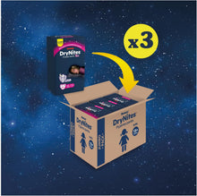 Load image into Gallery viewer, HUGGIES DryNites, Pyjama Pants, Girls 13+ Years (48-60KG), 33 x Bedwetting Pants, Up to 100% Leak Free Nights