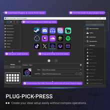 Load image into Gallery viewer, FIFINE D6 Streaming Controller Macro Keyboard 15 Customizable Keys for Stream, Gaming, Podcast. Keypad Compatible with Twitch, OBS, YouTube, Streamlabs. for Mac And PC.