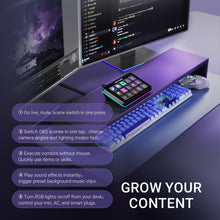 Load image into Gallery viewer, FIFINE D6 Streaming Controller Macro Keyboard 15 Customizable Keys for Stream, Gaming, Podcast. Keypad Compatible with Twitch, OBS, YouTube, Streamlabs. for Mac And PC.