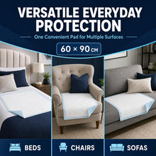 Load image into Gallery viewer, 100 x Easy Care Solutions Disposable Incontinence Bed Pads | 60 x 90cm Soft Top Sheet | Waterproof Backing | Fast Absorption | Secure Bed & Chair Protection | For Adults & Children | 4 Packs of 25
