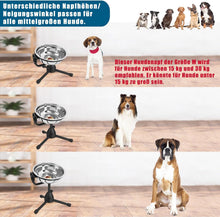 Load image into Gallery viewer, Elevated Dog Bowl with Adjustable Metal Stand 8.5''x2.9'' Dogs Between 30-70lbs