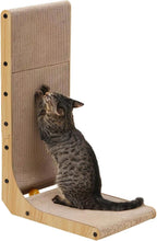 Load image into Gallery viewer, FUKUMARU Cat Scratcher 68 cm L Shape Cat Scratch Pad Wall Mounted, Cat Scratch