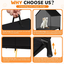 Load image into Gallery viewer, Cat House for Indoor and Outdoor Cats in Summer Waterproof Fully Insulated Shelter