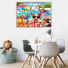 Load image into Gallery viewer, HUADADA Jigsaw Puzzles for Adults 1000 Piece Dog Water Park Puzzles for 14+