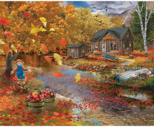 Load image into Gallery viewer, Bits and Pieces - 300 Piece Jigsaw Puzzle for Adults 18" x 24" - Autumn Cabin