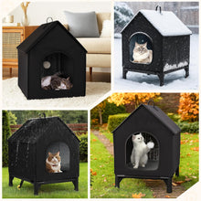 Load image into Gallery viewer, Cat House for Indoor and Outdoor Cats in Summer Waterproof Fully Insulated Shelter