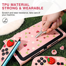 Load image into Gallery viewer, DLseego Carrying Case for Switch 2,Strawberry Theme Portable Shell Travel Game