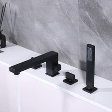 Load image into Gallery viewer, Kelelife kitchen Taps Faucet Matte Black Bath Bathtub Mixer Tap with Handheld
