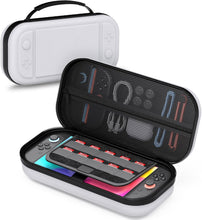 Load image into Gallery viewer, STARTRC GAMES Hard Carrying Case for Nintendo Switch 2 (2025), Protective PU Hard Shell with Soft Lining, Travel Carry Case for Switch 2 Console & JoyCons, Holds 10 Game Cards, White