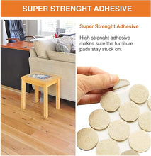 Load image into Gallery viewer, Hynec Premium Furniture Felt Pads for Furniture Feet - Self Adhesive Floor Protectors