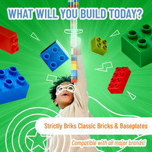 Load image into Gallery viewer, Strictly Briks Toy Building Block, 12 Vibrant Colors, 1008 Pieces, Classic Brick
