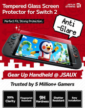 Load image into Gallery viewer, JSAUX 2-Pack Anti Glare Screen Protector for Nintendo Switch 2 with Guide Frame