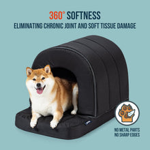 Load image into Gallery viewer, PELZIN Orthopaedic Dog Bed House - Outdoor Dog house Washable Removable Cover