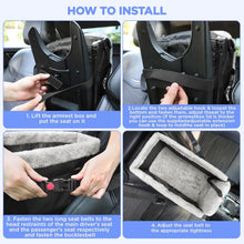 Load image into Gallery viewer, Centre Console Dog Car Seat for Small Dogs, Small Dog Car Booster Seat Washable