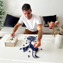 Load image into Gallery viewer, Iconic Puzzles - Tottenham Logo 100% eco-sustainable wooden puzzle with official