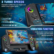 Load image into Gallery viewer, One-Piece Switch Pro Controllers Replacement for Nintendo Switch/OLED, Switch Controller for Handheld Grip with Hall Effect Joystick,One-Piece Switch Joycon with Turbo/Programmable/6-Axis/Vibration