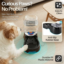Load image into Gallery viewer, Flexzion Automatic Gravity Pet Waterer for Cat & Dog Non Skid & Easy Clean Auto