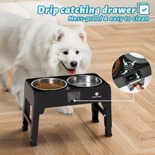 Load image into Gallery viewer, GUUSII HOME Raised Dog Bowl with Stand Elevated Feeding Station Feeder Large