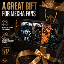 Load image into Gallery viewer, Red Mech Robot Building Block Set for Mecha Fans 511 Pcs