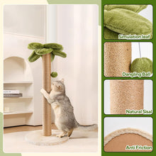 Load image into Gallery viewer, LIFLIX 86 cm Palm Tree Cat Scratching Post, Sturdy Sisal Scratch Post with Inter