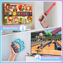 Load image into Gallery viewer, STARTRC GAMES Switch 2 Sports Accessories Bundle for Nintendo Switch 2 (2025),18 in 1 Family Party Pack Games Accessories Set for Nintendo Switch 2 Sports Games