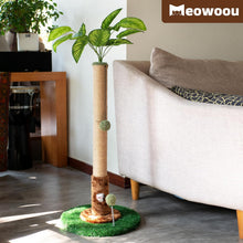 Load image into Gallery viewer, Meowoou Cat Scratching Post, 81 cm Tall Scratch Post for Cats with Sisal Rope