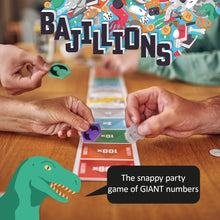 Load image into Gallery viewer, Ginger Fox Bajillions Number Guessing Board Game | Answer Fun Trivia Quiz