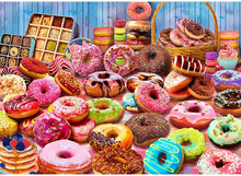 Load image into Gallery viewer, HUADADA Jigsaw Puzzles for Adults 1000 Pieces, Donuts Interlock Perfectly Letter