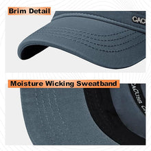 Load image into Gallery viewer, CACUSS Men's Cotton Army Cap Cadet Hat Trucker Dad Hat Military Adjustable DGrey