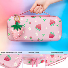 Load image into Gallery viewer, DLseego Carrying Case for Switch 2,Strawberry Theme Portable Shell Travel Game