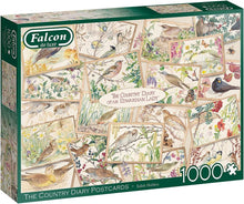 Load image into Gallery viewer, Jumbo, Falcon de luxe - The Country Diary Postcards, Jigsaw Puzzles for Adults, 1000 piece