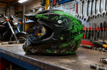 Load image into Gallery viewer, Motocross Helmet,Youth ATV Dirt Bike Motorcycle Helmet, Full-Face Off Road Motorcycle Crash Helmet,BMX 4-Wheeler Off-Road Mountain Bike Helmet,With Gloves Goggles Mask SIZE XL