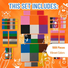 Load image into Gallery viewer, Strictly Briks Toy Building Block, 12 Vibrant Colors, 1008 Pieces, Classic Brick