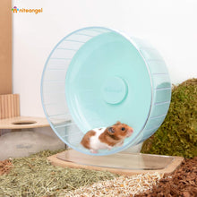 Load image into Gallery viewer, Niteangel Super-Silent Hamster Exercise Wheels: Quiet 10 inch Running Wheel | Can 11.6-15.4" Adjustable Height - No Bend Back Spinner Running for Dwarf Syrian Hamster Gerbils Mice Or Other Small Animal