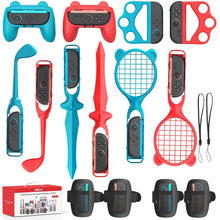 Load image into Gallery viewer, STARTRC GAMES Switch 2 Sports Accessories Bundle for Nintendo Switch 2 (2025),14 in 1 Family Party Pack Games Accessories Set Compatible with Switch 2 Sports Games