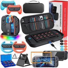 Load image into Gallery viewer, Auarte Charge Inside Carrying Case for Switch 2 Console 2025 Slim BLACK
