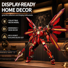 Load image into Gallery viewer, Red Mech Robot Building Block Set for Mecha Fans 511 Pcs
