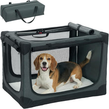 Load image into Gallery viewer, Collapsible Dog Crate, Portable Pet Travel Crate for Medium Large Dogs and Cats