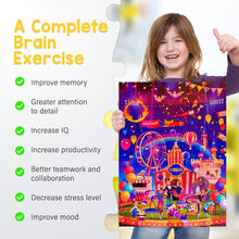 Load image into Gallery viewer, ArtRelief 1000 Piece Puzzles Jigsaw Puzzle for Kids and Adults The Circus
