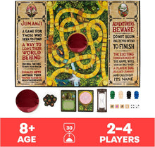 Load image into Gallery viewer, Jumanji The Game, The Classic Adventure Board Game for Kids and Families Aged 8+